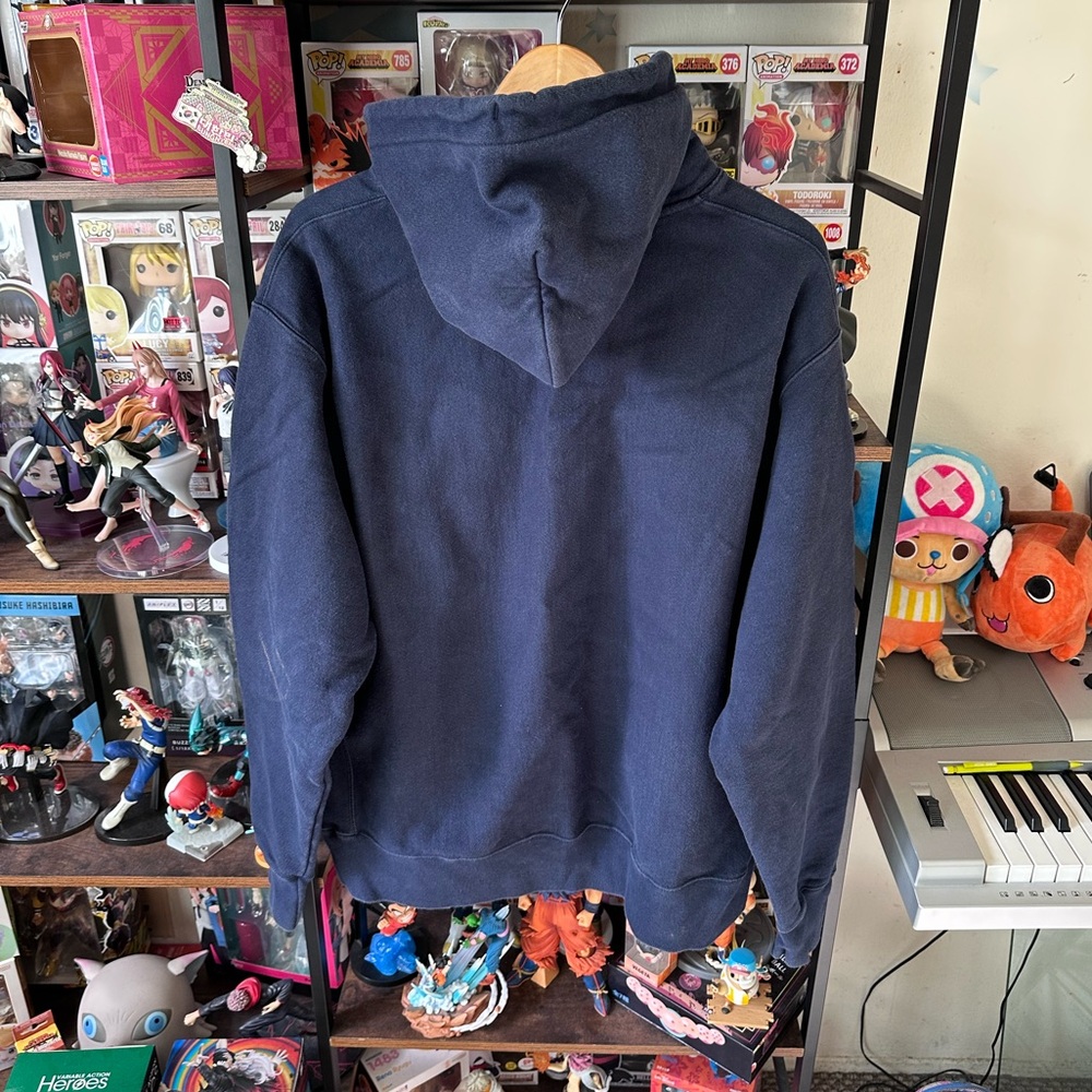 Champion Reverse Weave Michigan Hoodie Men’s XL Navy Blue - Picture 2 of 8